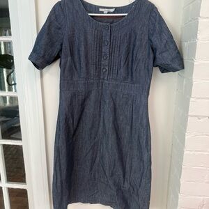 Boden Westbourne Chambray Dress 10L